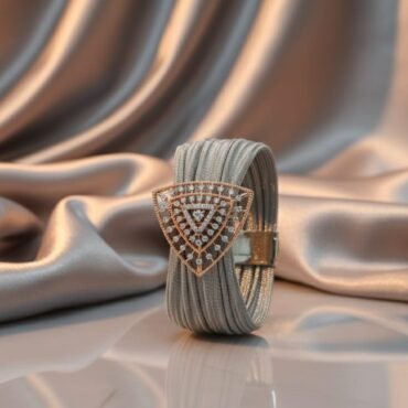 Faceted crystal bracelet