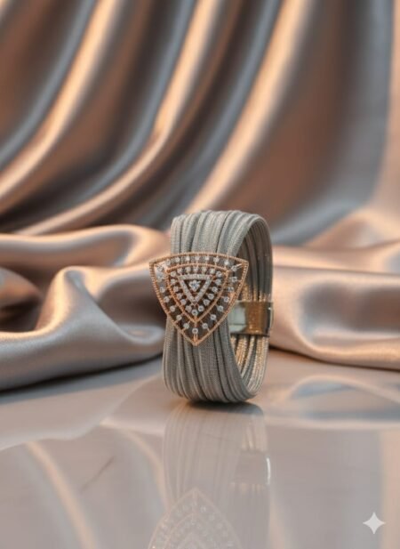 Faceted crystal bracelet